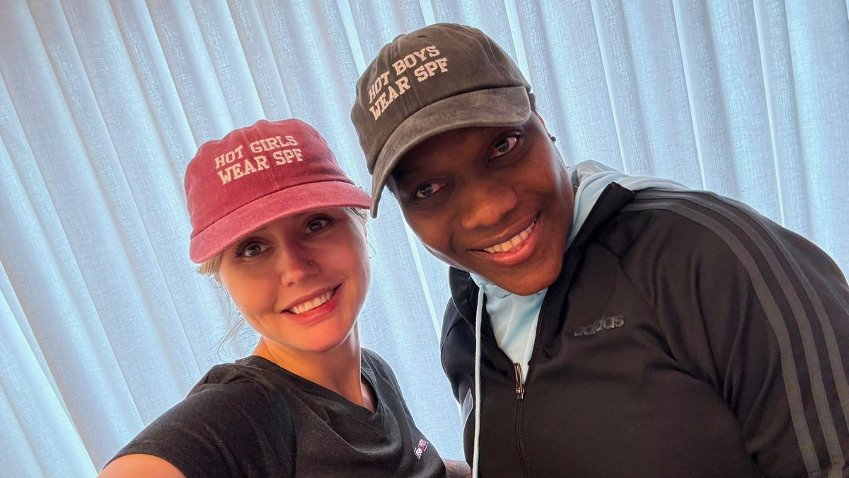 Hot Girls Wear SPF - Graphic Cap - Red