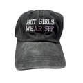 Hot Girls Wear SPF - Graphic Cap - Black