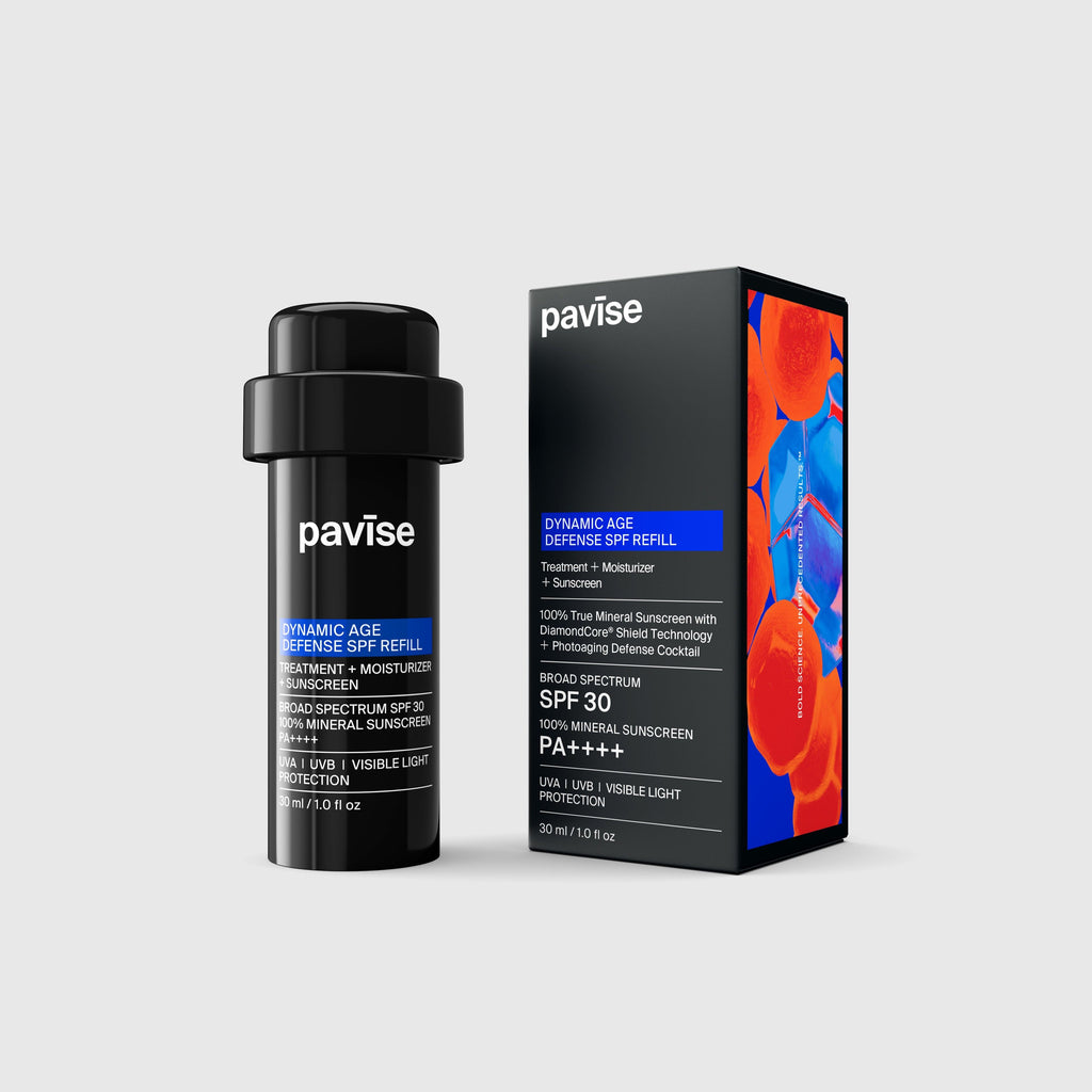 Pavise Dynamic Age Defense SPF refill, 30 mL with 15% zinc oxide